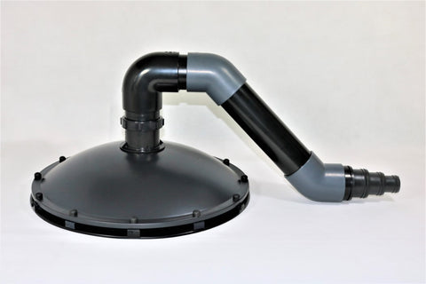 Aerated/Weighted Suction Dome Low Profile Feed Kit (Retro Fit Bottom Drain) by Eco Filtration